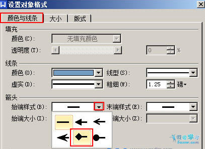 設置始端樣式